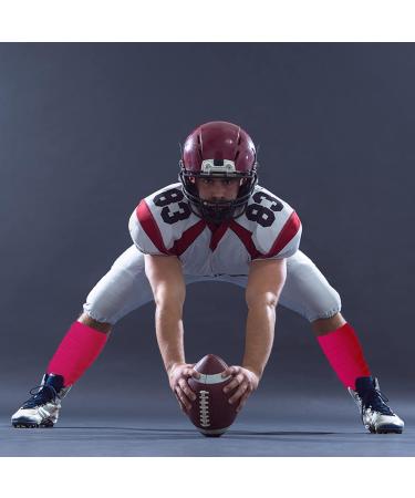 Yxmeiguo Men's Football Leg Sleeves - Compression Calf Sleeve for Athletes - Pink Running & Sports Accessories - Buy Online on GoSupps.com