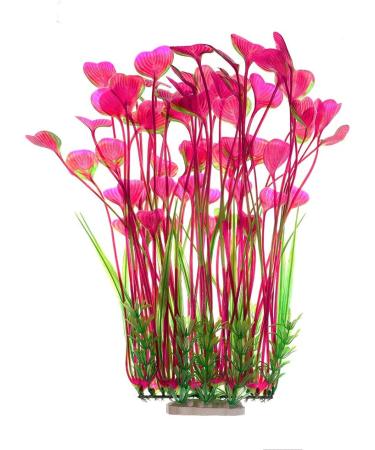 QUMY Large Artificial Aquarium Plants Decoration - A-red 15.7 Inches - Buy Online on GoSupps.com