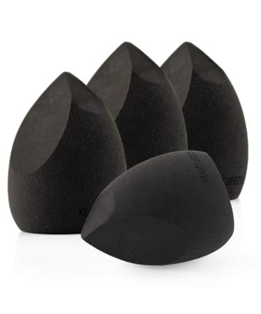 4-Ways Blender Duo Pack - Black & Velvet Makeup Sponges | Perfect for Flawless Application | International Shipping - Buy Online on GoSupps.com