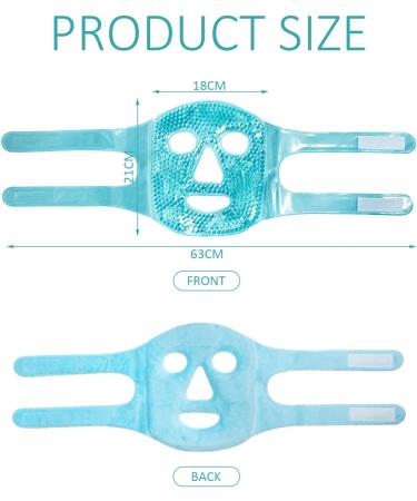 1 Piece Cooling Mask Cooling Eye Mask Reusable Face Mask Warming Eye Mask Eye Cooling Mask Face Mask for Women Gel Mask - Buy Online on GoSupps.com