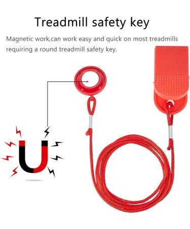 Ruxihe 2-Pack Round Treadmill Safety Key Replacement Magnets - Running Machine Essentials - Buy Online on GoSupps.com