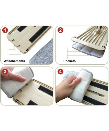 Microfiber Spray Mop Replacement Heads - 5 Pack for Wet/Dry Mops - Buy Online on GoSupps.com