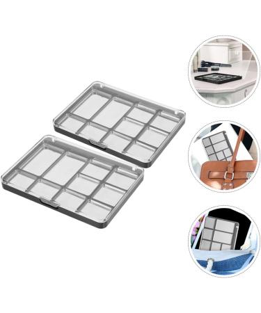 Homoyoyo 2 Pi ces Palette De Fards Paupi res Vides Plateau De Rangement Pour Cosm tiques Et Maquillage Couvercle Transparent Base Magn tique Capacit Spacieuse Compact Et Portable - Buy Online on GoSupps.com
