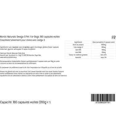 Nordic Naturals Omega-3 Pet Fish Oil for Dogs 180 Softgels Soy Free Gluten Free Non-GMO - Buy Online on GoSupps.com