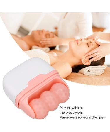2 in 1 Pink Facial Roller - Cold Massage Roller for Eye Puffiness Relief Anti-Aging Skincare & Pore Reduction - Buy Online on GoSupps.com
