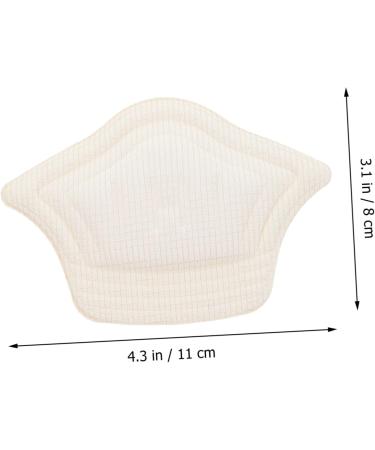 FOMIYES Heel Cushion Stickers - 15 Pairs Self-Adhesive Half Size Heel Grips for Women - Cuttable White Sponge Sandal Cushion Protectors - Buy Online on GoSupps.com