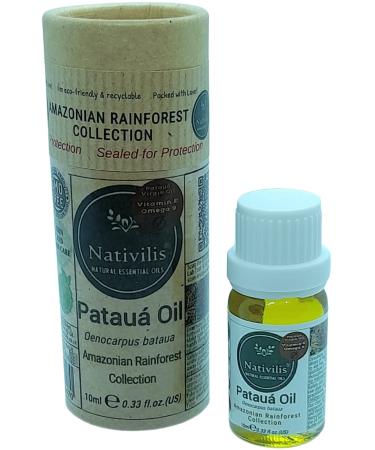 Nativilis Virgin Pataua Oil (Oenocarpus Bataua) High Concentration Omega 9 - Refreshing Emollient Restorative Hydrating Nourishes Hair Roots to the Ends Restore Prevents Hair Loss - Copaiba Benefits