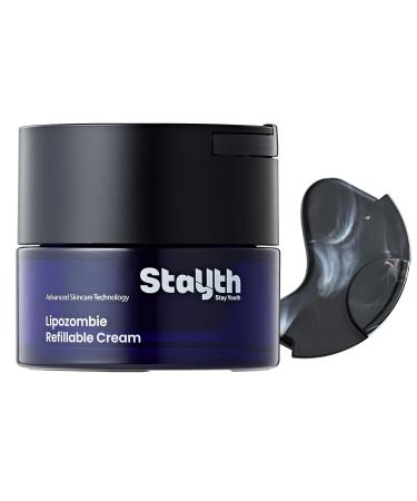 StayUth Lipozombie Refillable Cream - Korean Skincare Anti-Wrinkle Hydrating Cream with Peptides Fermented Extracts & Liposome Tech for Glass Skin Radiance (50ml / 1.69 fl. oz Original)