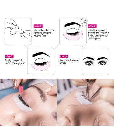 Lunamoon Eye Pads for Eyelash Extensions - 100 Pairs Eyelash Coloring & Lifting Gel Patches for Perfect Extensions - Buy Online on GoSupps.com