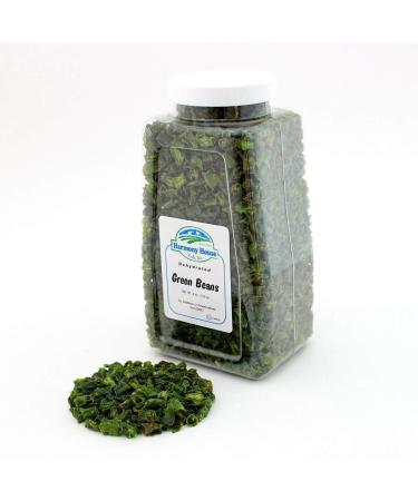 Harmony House Foods Dried Green Beans - 8 oz Quart Size Jar for Cooking, Camping, and Emergency Supply - Buy Online on GoSupps.com