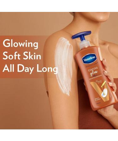 Cocoa Glow Serum In Lotion | 400ml 100% Pure Cocoa & Shea Butter | Glowing & Soft Skin - Buy Online on GoSupps.com