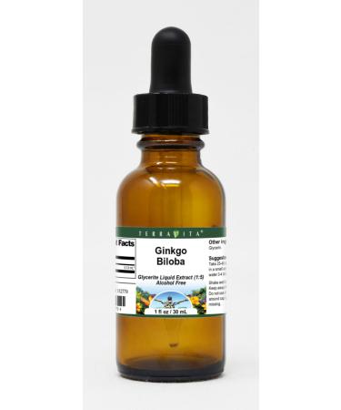 Ginkgo Biloba Glycerite Liquid Extract (1:5) - No Flavor (1 oz ZIN: 512779) - 3 Pack