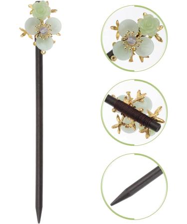 OSALADI Hairpin Hairpin Decorative Hair Forks Retro Hairpins Hair Sticks Ladies Hair Bun Forks Womens Hair Clips Vintage Metal Hairpin Retro Hair Fork Classical Miss Wooden Hanfu - Buy Online on GoSupps.com