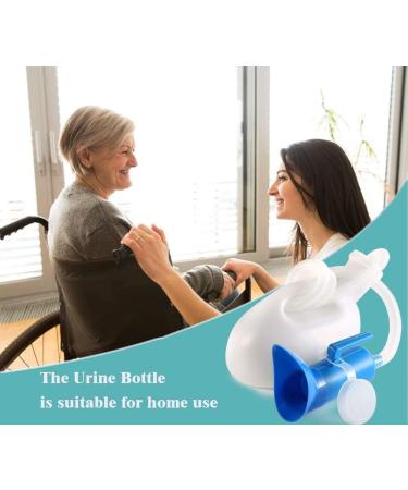 Urinal for Men Women 2000ML 2 in 1 Portable Urinal for Women Urine Bottle Female Urinals Hospital Camping Car Travel Bedside Emergency (white) - Buy Online on GoSupps.com