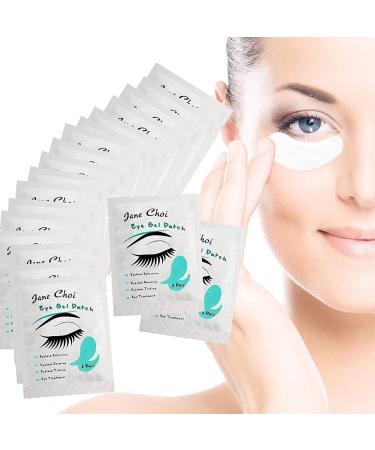 Under Eye Gel Pads - 100 Pairs Eyelash Extension Pads Lint Free for Pro Salon and Individual Eyelash Pads for Lash Extensions