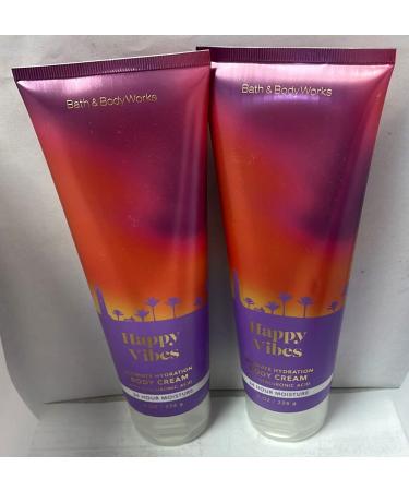 Happy Vibes Body Cream Duo - 2 Pack, 8 oz Each | Bath and Body Works Ultra Shea - Buy Online on GoSupps.com