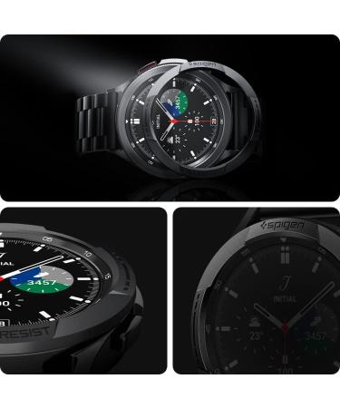 Spigen Chrono Shield Bezel Ring Protector for Samsung Galaxy Watch 4 Classic 46mm (2021) - Black - Buy Online on GoSupps.com