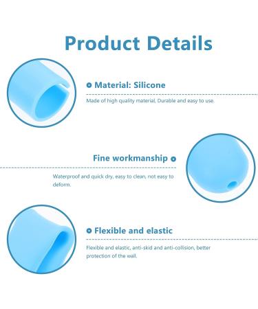 VORCOOL 2pcs Blue Silicone Door Knob Grips - Maximum Grip for Arthritis & Senior Living - Nonslip Aid for Easy Open Doors - Buy Online on GoSupps.com