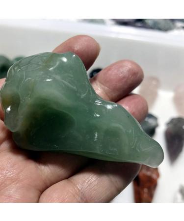 PUNNI Crystal Stone Stone Crow Figurines Natural Gemstone Carved Raven Skull Bird Head Statue Animal Ornaments Home Decoration Accessories Room Decor 1pc SHENGYUYIN (Color : Black Size : 1pc) - Buy Online on GoSupps.com