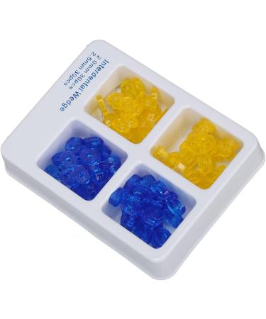 Pack of 60 Elastic Rubber Tooth Wedges | Tooth Separators & Fastening Wedges for Gaps - International Shipping - Buy Online on GoSupps.com