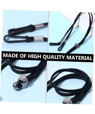 Adjustable 4-Piece Wind Rope Face Mask Lanyard Holder | Neck Key Cord | Durable Polyester Extension - Buy Online on GoSupps.com