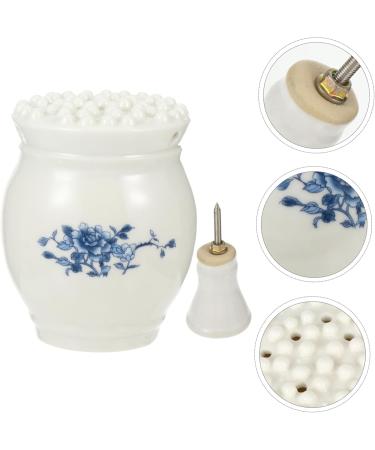 Partykindom Porcelain Moxibustion Device - Premium Physiotherapy Cupping Instrument | SCHABER TOON MOXIBUSTION Brenner for Body Healing - Buy Online on GoSupps.com