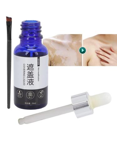 Vitiligo Cover Fluid for All Skin Tones - Waterproof Concealer Makeup 20ml for Men & Women - Buy Online on GoSupps.com