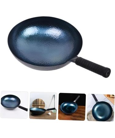 LABRIMP Kitchen Cookware Paella Frying Pan Paella Cooking Pan Wok Pan for Outdoor Wok Kitchen Utensil Stir Fry Skillet Pans Nonstick Frying Pan Gas Stove Wok Iron Baking Pan Old Fashioned - Buy Online on GoSupps.com