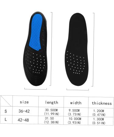 NOLITOY Orthotic Insoles for Height Increase - Sports Shoe Inserts with Arch Support & Cushioning - Buy Online on GoSupps.com