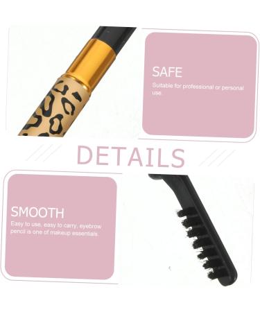 DRESSOOS 4 Pcs Double Head Eyebrow Pencil Elf Eyebrow Pencil Gel Eyeliner Eyebrow Grey Pencil) Black - Buy Online on GoSupps.com