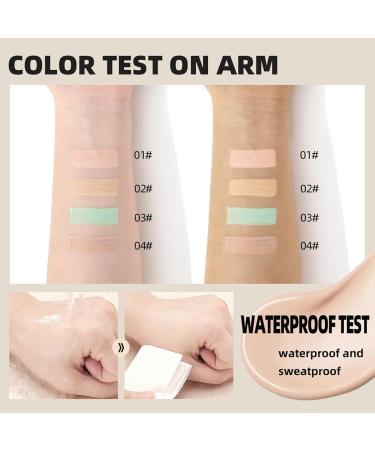 Wear All Over Full Coverage Concealer Liquid Concealer Medium to Full Coverage Concealer Natural Matte Finish & Lightweight Under Eye Concealer (D M) 4.99 g (Pack of 1) D - Buy Online on GoSupps.com