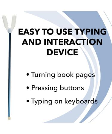 Sammons Preston 16 Mouth Stick Wand - Non Bendable Typing Stick & Page Turner for Disabled and Quadriplegics - Buy Online on GoSupps.com