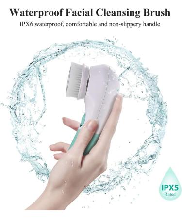TOUCHBeauty Face Cleansing Brush with 3 Spin Brushes - Gentle, Deep Cleansing and Exfoliating with Case - Buy Online on GoSupps.com