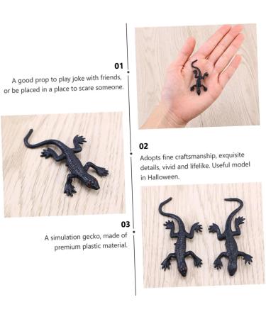 Buy Ibasenice 10-Pack Halloween Simulation Gecko Toys - Creepy Soft Rubber Reptile Accessories for Spooky Decor | International Shipping Available - Buy Online on GoSupps.com