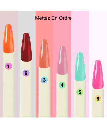 Nail Art Tips Ring Sticks - 100 Pieces Nail Polish Display with Number Stickers for DIY Nail Art & Studios - Buy Online on GoSupps.com
