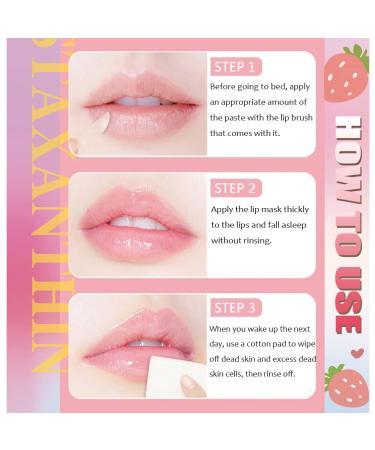 Bee Balm Lip Balm Honey Pot - 4 PCS Strawberry & Honey Lip Masks for Hydration and Prevention of Dry, Cracked Lips - Exfoliating Lip Scrubs and Sleeping Lip Mask Set for Reducing Lip Lines - 2 PCS Strawberry & Honey Included - Buy Online on GoSupps.com
