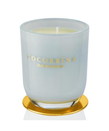 Cocorr na Candle fragrance candle in a glass - Oud Bergamot burning time up to 22 hours natural soy candle Christmas gift candle 180g Oud Bergamot 180g