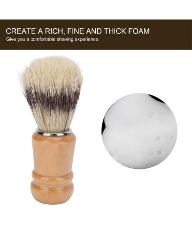 Premium Hair-Razor Brush for Men | Comfortable Handle Thick Foam & Dense Bristles | Ideal Beard-Shaving Tool for Home Use - Buy Online on GoSupps.com
