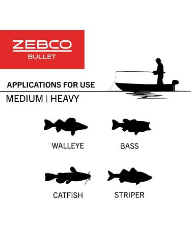 Zebco Bullet Spincast Fishing Reel  Size 30 Reel  Fast 29.6 Inches Per Turn  GripEm All-Weather Handle Knobs  Pre-Spooled with 10-Pound Zebco Fishing Line - Buy Online on GoSupps.com