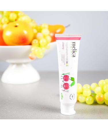 MELICA ORGANIC Cherry Flavored Toothpaste for Children - 100 ml - Buy Online on GoSupps.com
