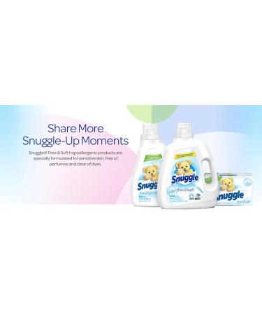 Snuggle Free Clear Liquid Sensitive Skin 60 Wash Loads 1.47L - Buy Online on GoSupps.com