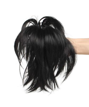 SEGO Ponytail Extension Hairpiece - Realistic Braid Hair Extension with Butterfly Clip - Black 95g (30cm) for Glamorous Hairstyles - Buy Online on GoSupps.com