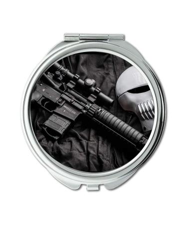 Mirror Travel Mirror gun sock Round Mirror hd gun s p pocket mirror portable mirror