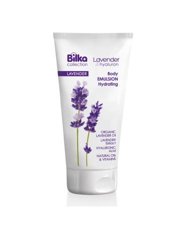 Bilka Collection Lavender & Hyaluron Body Emulsion Hydrating Moisturizing Body Lotion with Lavender Oil Hyaluronic Acid & Shea Butter 200ml