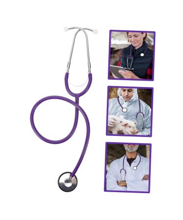 Stethoscope Farms: Premium Vet & Household Stethoscopes for Pets & Livestock - Single Tube Metal & Rubber Purple - Buy Online on GoSupps.com