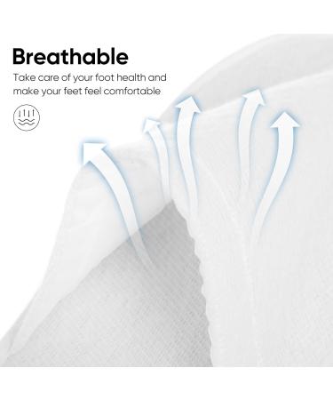 Disposable White Terry Slippers for Hotels | 12-Pair Set - Perfect for Guests Travel Spa & Winter | Unisex Comfort - Buy Online on GoSupps.com