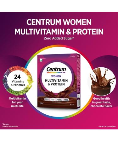 Women Multivitamin & Protein 200g Powder (Chocolate)| Vitamins Minerals to support Overall Health (Veg)| Zero Added Sugar - Buy Online on GoSupps.com