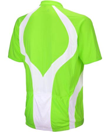 Airtracks Men's Short Sleeve Bicycle Jersey - Breathable Quick-Drying UV Protection Reflective Bike Shirt for MTB - L Neon - Buy Online on GoSupps.com