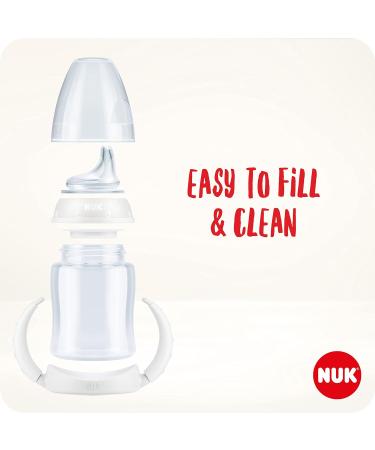 NUK First Choice Sippy Cup Night Pink Glow-in-the-dark | 6-18 Months | 150 ml | Leak-Proof & Anti-Colic | BPA-Free - Buy Online on GoSupps.com