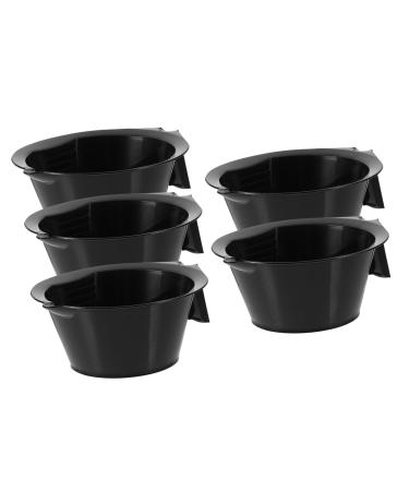 BESTYASH 5 Pi ces Bol de Coloration Capillaire Outils de Empilables pour Salon et Usage Domestique Pratiques et Durables avec Poign e pour Confort Optimal